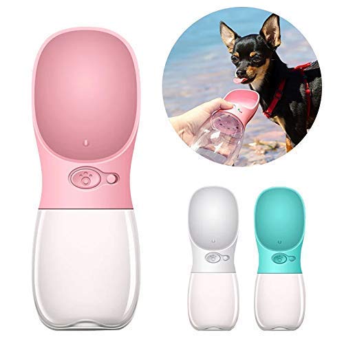 POODLES Dog Water Bottle for Walking or Outdoor Travel with Bowl Dispenser, Antibacterial Portable Leak Proof Pet Travel Water Drink Cup, Water Drinking Bottle 350ml -Color May Vary (B08WZ25GXW) Amazon Price History, Amazon Price Tracker