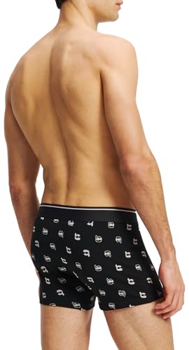 Karl Lagerfeld Hombre Ikon All Over Print Trunk ropa interior masculina de marca Pack 3 L 3