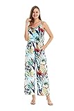 Women's Hawaiian Strap V with Pockets Jumpsuit in Lost in Paradise XL
