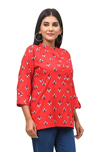 Image of Women's Rayon Anarkali Regular Fit Top