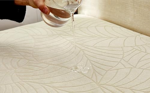 Housse de canapé jacquard imperméable 3 places gris extensible - 4