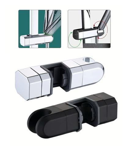 Support de pomme de douche robuste au design épuré pour salle de bain - 3