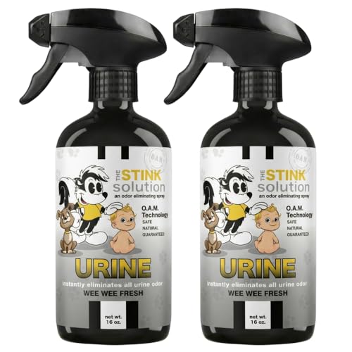 The Stink Solution Urine Odor Eliminator Spray Completely Removes Cat Urine, Dog Pee, & Human Urine...