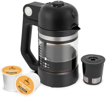 VINCI Micro Café Smallest Single-Serve Glass Coffee Brewer | Comp...