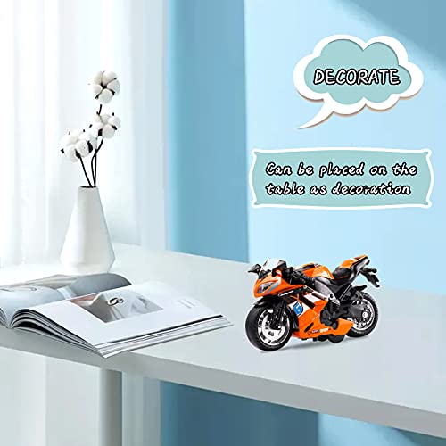 image for BOBUEXER - Authentic Die-Cast Motorcycles with Music Lighting,Diecast 