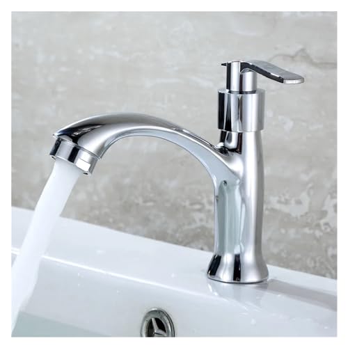 Robinet salle de bains eau froide simple pour vasque de comptoir - 5