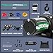Zostera 3500lbs ATV/UTV Winch with Synthetic Rope, Electric Boat Trailer Winch 12V, Waterproof Winch with 2 Wireless Remotes &Wired Switch,with Mounting Plate,Pulley,Rope Damper,Aluminium Fairlead