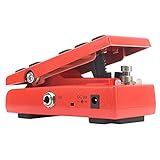 Jeffergarden Wah-Wah-Pedal, 2-in-1-Lautstärke-Effektpedal für E-Gitarre, Leichtes Musikinstrumentenzubehör mit Verlustfreiem Klang und Rutschfestem Pad, Ideal für Künstler (Rot)