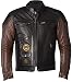 Produktbild Helstons Tracker Motorrad Lederjacke Schwarz/Braun L