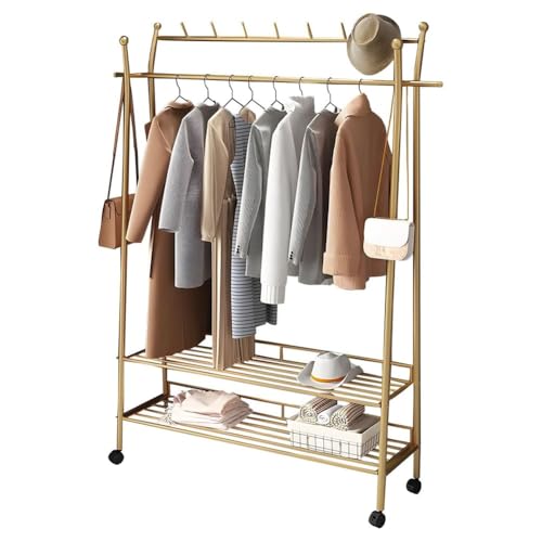 Présentoir à vêtements pour la vente au détail avec étagères pour petits espaces