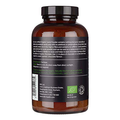 Organic Raw Carob Powder 185G #TOP2
