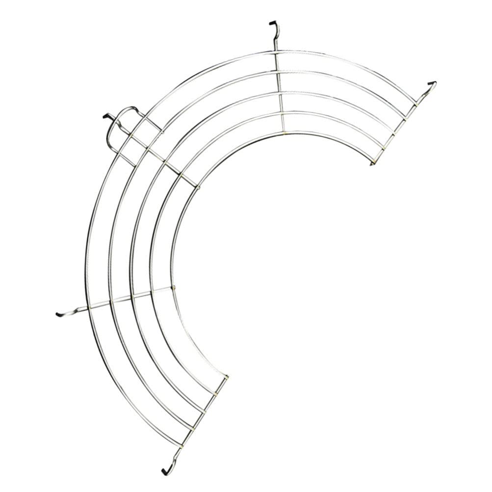 Hemoton Semi- Drain Frying Rack Fritters: Stainless Steel Fritters Filter Oil Net Home Baking Cooking Oil Drip Filter Kitchen Accessories