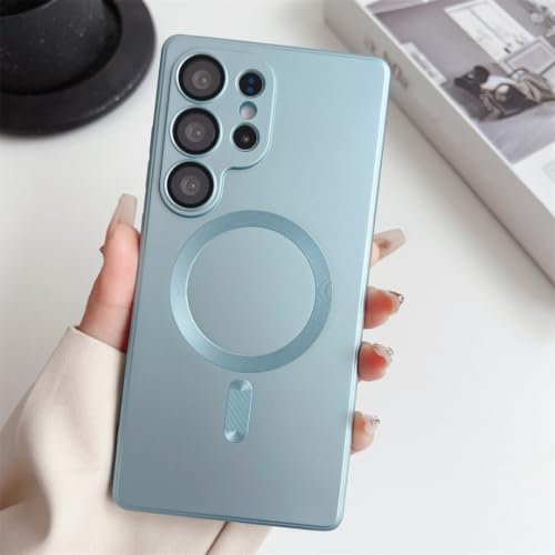 Coque Galaxy S20 Ultra antichoc TPU bleu ciel compatible chargeur induction sans fil
