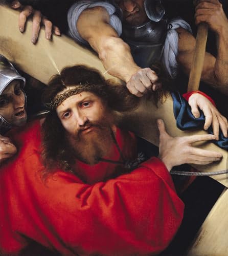 Christ portant peinture sur toile décoration murale moderne format 60x90cm