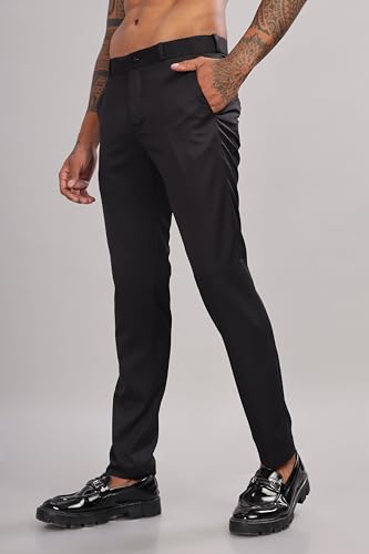 Image of RAGZO Premium Elastic Formal Pants for Men || Formal Trousers for Men Office Wear || Formal Trousers for Men Stretchable