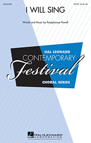 I Will Sing pour Chorale - Conducteur pour Chœur et Recueil de Chant