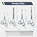 Professional Dog Grooming Scissors Kit, 4 Stainless Steel with Safety Rounded Tips Pet Shears and Dog Comb for Dogs at HOM