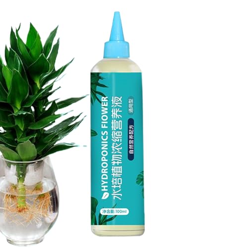 Solución Nutritiva Hidropónica: Fertilizante Líquido Para Plantas Verdes, Bambú, Tulipanes, Verduras, Flores - Fertilizante De Raíz Para Maceta, Corte, Cultivo De Agua - 110 Ml, Crecimiento Continuo,