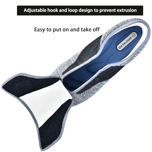 QHBPMGAD Women's Diabetic Shoes, Wide Width Elderly Sneakers for Women, Adjustable Hook and Loop Closure Non-Slip Breathable, Swollen Feet Walking Edema Shoes4