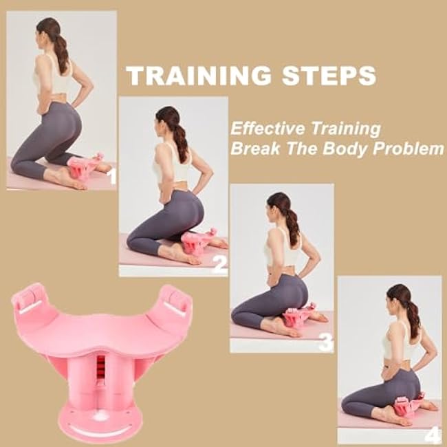 Buttocks Hip Trainer,Leg Inner Thigh with Pelvic Floor Strengthener,Kegel Trainer for Bladder Control & Postpartum Recovery