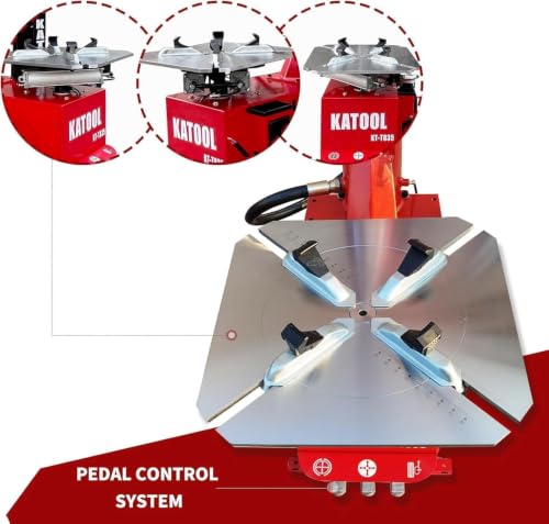 Image of KATOOL Tire Changer Machine 2.0HP with Bead Blaster | 28 inch Turn Table Tire Machine Tire Changer Supports 41 inch Max Diameter 13 inch-26.5 inch Rims Arm Repair Tools for Home Garage
