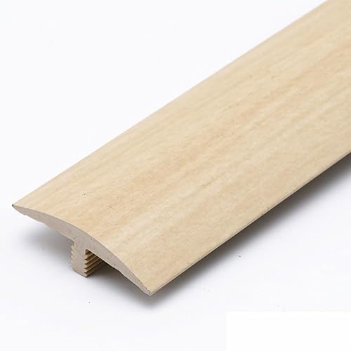Miniatura 10 de KADEUX T-Molding - Tira de transición de suelo autoadhesiva, para huecos, tira de umbral de puerta de PVC, para madera, laminado, vinilo, azulejos,