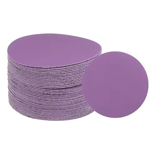 Generic 40pcs 1500 Grit Purple Sanding Discs 3 Inch Hook and Loop Aluminum Oxide Orbital Sanding Pads Paper Wet Dry Polish for Metal Woodworking Drywall