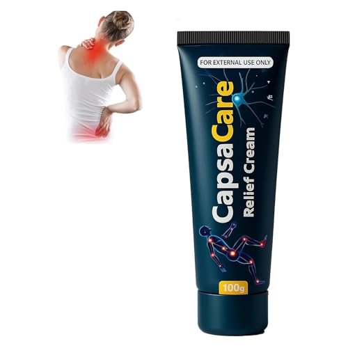 Capsacare Neuropathy Relief Cream, Neuropathy Nerve Pain Relief Cream, Capsacare Pain Reli-ef Cr-am, Natural Ingredients, For Feet Hands Shoulders Neck, For All Skin Types (1PC)