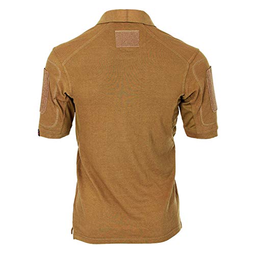 Polo tactique parachutiste militaire beige XL avec insigne Bundeswehr Copytec