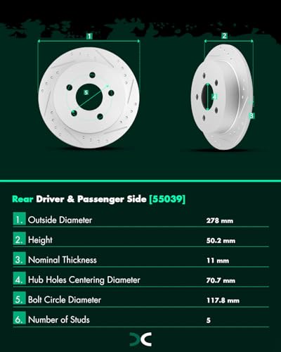 Image of Brake and Rotors Kits,SCITOO 4pcs Brake Rotors and 8pcs Ceramic Brake Pads fit for 2000-2005 for Chevrolet Impala,2000-2005 for Chevrolet Monte Carlo,1998-1999 for Oldsmobile Intrigue | Fit For Chevrolet For Impala 2000-2005,For Chevrolet For Monte Carlo 2000-2005,For Oldsmobile For Intrigue 1998-1999