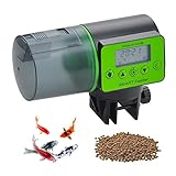 ※ Añade alimentos fácilmente: añade la comida para peces en la parte superior del comedero de peces, no para quitar el cubo de alimentos, por lo que puedes aumentar o disminuir fácilmente la cantidad de alimentos dispensados. Debido a la rotación de 360° del pedestal del alimentador digital de peces, puedes girarlo a la posición satisfactoria después de instalarlo.