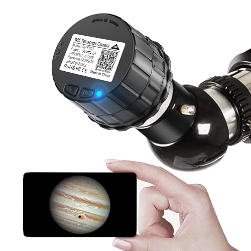 maigevi WiFi Telescope Eyepiece Camera - 32GB Wireless Digital Telescope Camera Electronic Eyepiece for 25mm-50mm Scopes, Accessory for Telescopes, 2K Video Recording, 4MP Photos