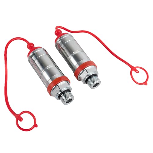 2 PCS Hydraulik Anschluss 1,27 cm (1/2 Zoll) Zug-Push-Typ Ersatz für JD Modelle 5720 5820 6010 6020 6110 6200 7130 7530 Autozubehör Teil# AL200979 AL170665 AL166181 AL119348 AL112951