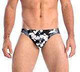 Gary Majdell Sport Mens Black Camouflage Contour Pouch Bikini Swimsuit Size Medium