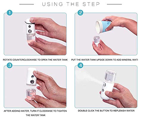 Image of Portable Mini Nano Mist Sprayer Sanitizer Machine for Currency, Car, Home, Office, Bank, Mobile Care and Personal care | Mini Hand Sanitizer Spray