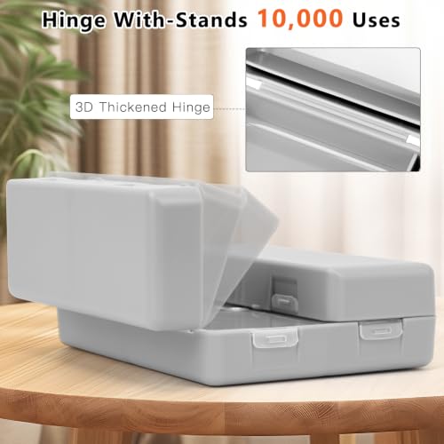 Image of FYY Travel Pill Organizer, Large Pill Box Medicine Case-2pcs Grey