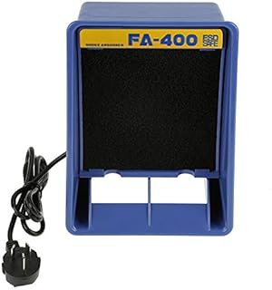 Solder Smoke Absorber Fume Extractor, Standard Activated Carbon Filter Fume Extractor Air Filter Fan for Soldering + Sponge Filter Soldering Desoldering Rework Station 30W