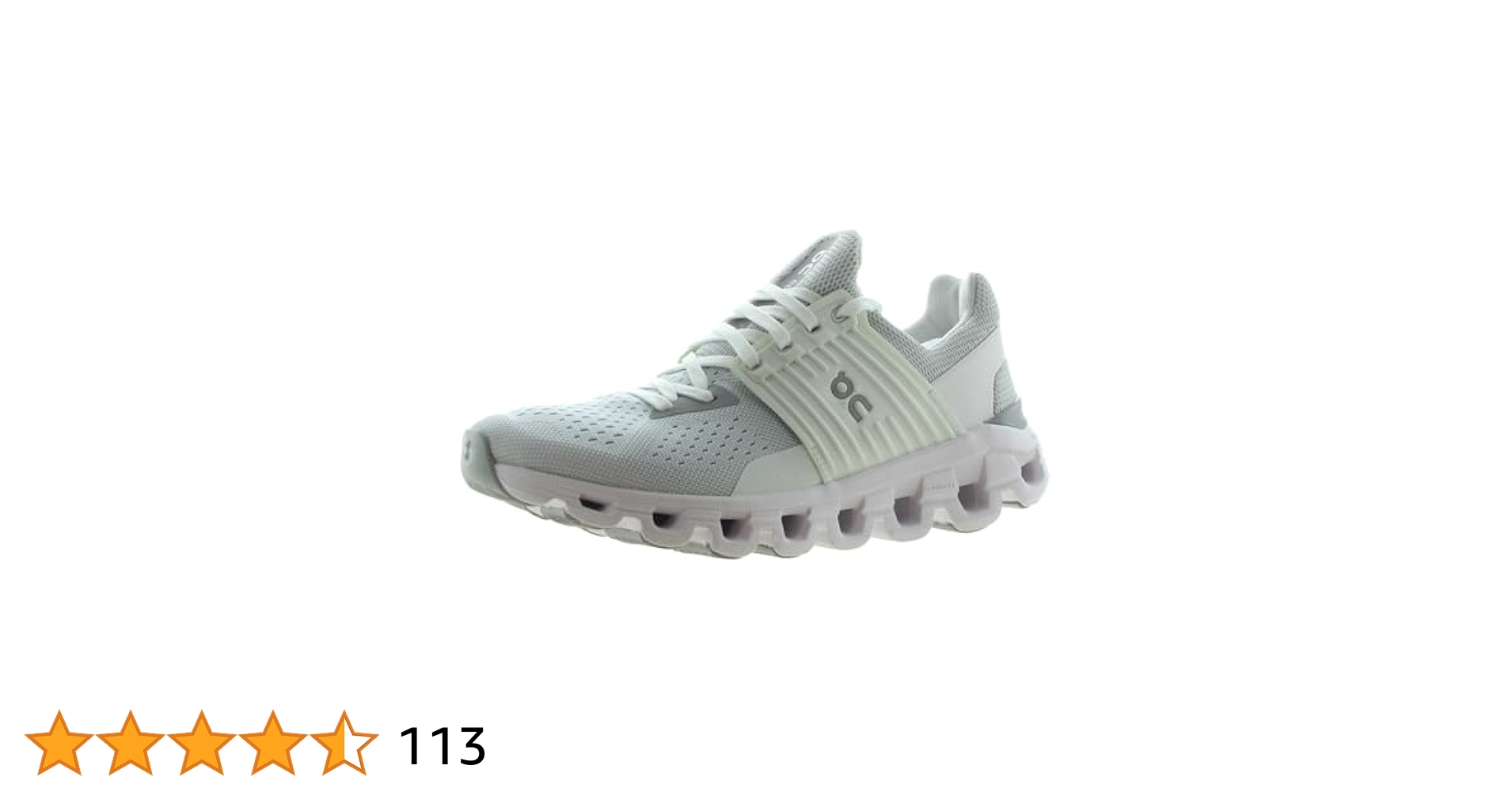 On Running Womens Cloudswift Synthetic Textile Glacier White