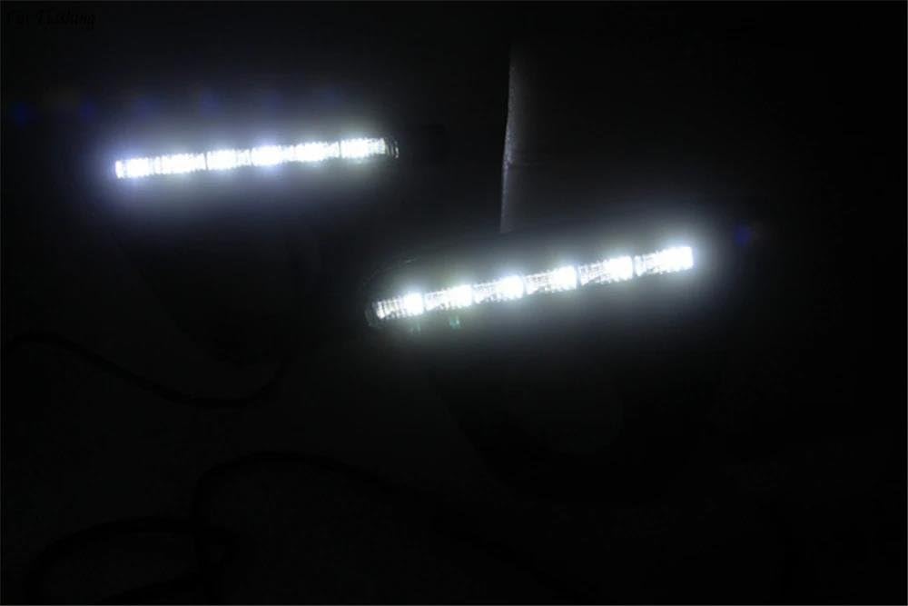 Luz LED DRL Intermitente Para Coche, Luz Diurna Con Cubierta Para Faros Antiniebla, Para Mazda CX5 CX-5 2012 2013 2014 2015 2016 (1 Juego)