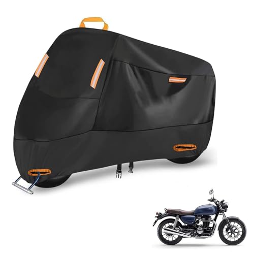 バイクカバー 適応ホンダ GB350 専用 バイクボディーカバー バイクカバー バイクカバー 原付 厚手 高防風 防埃 防雨 防水 防雪 紫外線防止 UVカット 盗難防止 ワンタッチバックル付き ロック穴付き 反射テープ付き 収納バッグ付き バイク車体カバ
