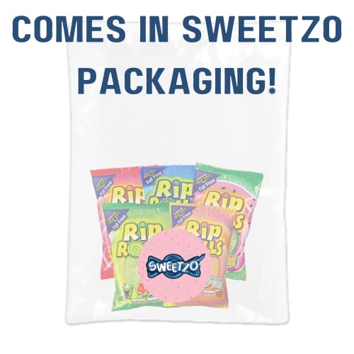 Rip Rolls Flavor Variety Pack, Fruity Flavored Extra Long Licorice Belts, Individually Wrapped Sweet And Sour Candy, Pack Of 5, 1.46 Ounces #TOP3