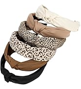 ACO-UINT Headbands for Women Knotted Headbands, 6 Pack Large Head Bands for Women's Hair Wide Hea...