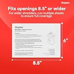 Staples Shredder Lubricant Lubricating Sheets 24/pk