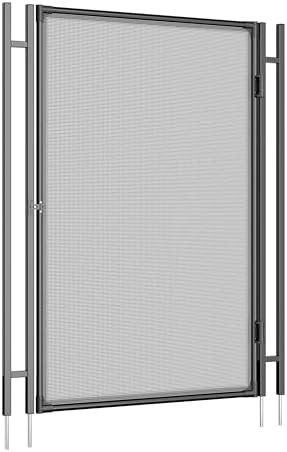 GarveeLife 4 ft x 2.5 ft Pool Fence Gate, Pool Fence Gate Kit wit...