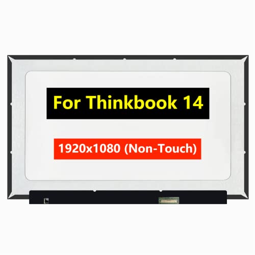 TFTcenter Screen Replacement for Lenovo Thinkbook 14 14s 14-IIL 14s-IWL 14-IML 14s-IML, 20RS 20RM 20SL 20RV, 14.0 Inch LCD EDP 30PIN FHD 1920x1080 Laptop Display Panel