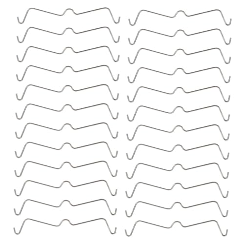 Hohopeti Pegboard Drill Hangers 80pcs Utility Pegboard Hooks Secure Attachment Construction Easy to Install