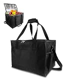 MOXTOYU Bolsa fría de 30 l, camping (negro)