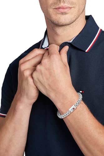 Pulsera de acero inoxidable Tommy Hilfiger para hombre miniatura 3