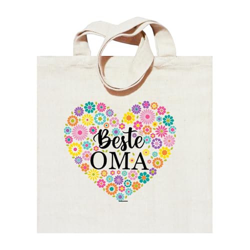 UTEFIF Muttertagsgeschenk für Stofftasche - Beste OMA, Geschenke für Oma...