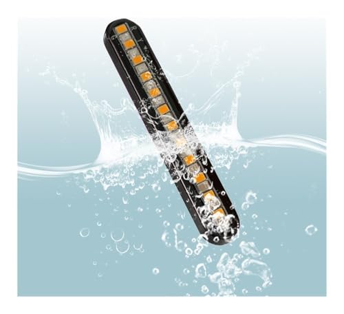 Clignotant arrière moto LED feu plaque immatriculation stop indicateur 12V